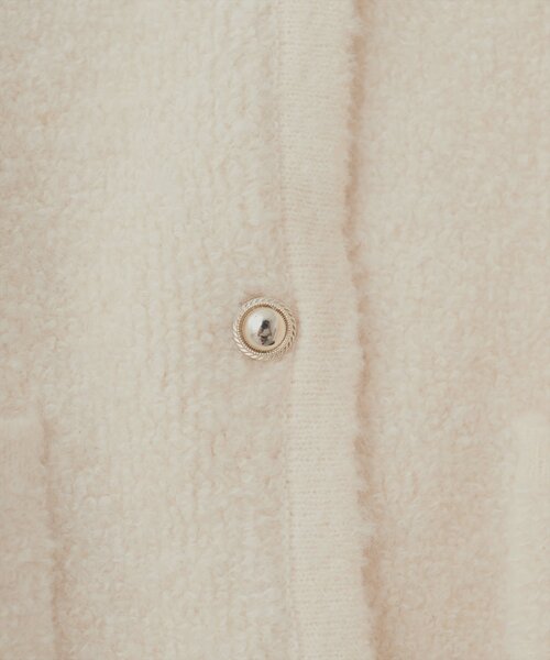 natural couture（ナチュラルクチュール）の「モコモコボアニットジャケット（その他アウター・レディース・ベージュ/ピンク/ブルー/チャコールグレー/アイボリー・FREE）」の10枚目の写真