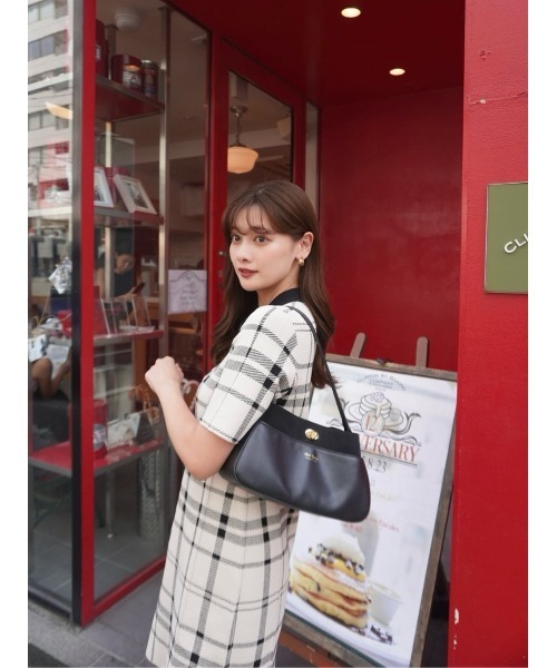 Trois Logo Knit Mini Dress（ワンピース）｜Her lip to（ハーリップ