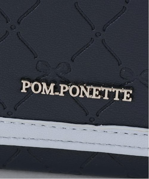 【セール】リボン型押し総柄ミニ財布（その他小物）｜pom ponette junior（ポンポネットジュニア）