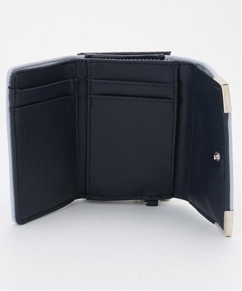 【セール】リボン型押し総柄ミニ財布（その他小物）｜pom ponette junior（ポンポネットジュニア）