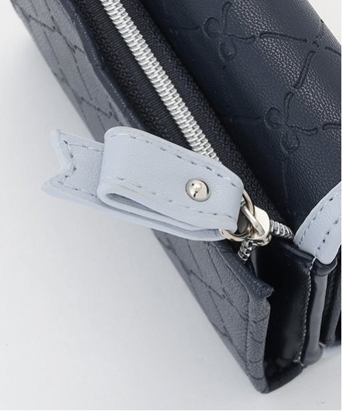 【セール】リボン型押し総柄ミニ財布（その他小物）｜pom ponette junior（ポンポネットジュニア）