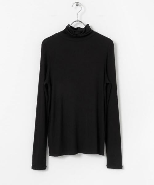 ITEMS URBANRESEARCH（アイテムズ アーバンリサーチ）の「リブタートルネックカットソー（Tシャツ/カットソー・レディース・ブラック/オフホワイト/ブルー/グレー系その他・FREE）」の16枚目の写真