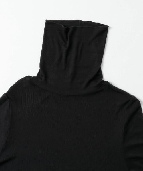ITEMS URBANRESEARCH（アイテムズ アーバンリサーチ）の「リブタートルネックカットソー（Tシャツ/カットソー・レディース・ブラック/オフホワイト/ブルー/グレー系その他・FREE）」の17枚目の写真