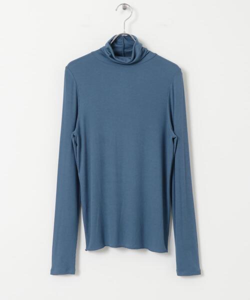 ITEMS URBANRESEARCH（アイテムズ アーバンリサーチ）の「リブタートルネックカットソー（Tシャツ/カットソー・レディース・ブラック/オフホワイト/ブルー/グレー系その他・FREE）」の20枚目の写真