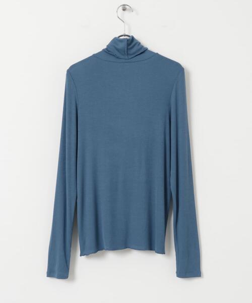 ITEMS URBANRESEARCH（アイテムズ アーバンリサーチ）の「リブタートルネックカットソー（Tシャツ/カットソー・レディース・ブラック/オフホワイト/ブルー/グレー系その他・FREE）」の21枚目の写真