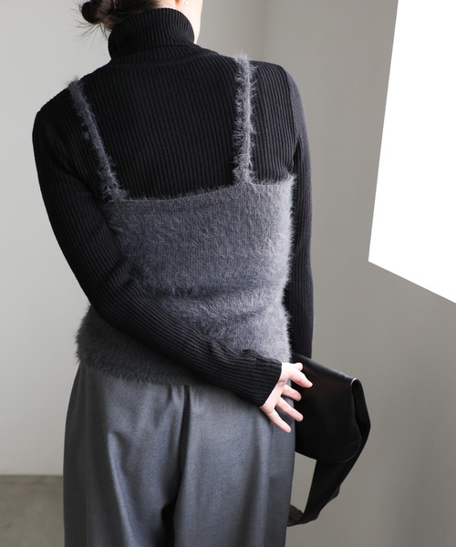 select MOCA（セレクトモカ）の「シャギーニットキャミビスチェ