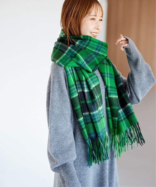 JOURNAL STANDARD(ジャーナルスタンダード)の「《追加》Cashmere ストール(ストール/ショール・レディース・ブラック/サックスブルー/グリーン/ウッド/レッド系その他/チャコールグレー/ブルー/ベージュ・FREE)」の6枚目の写真