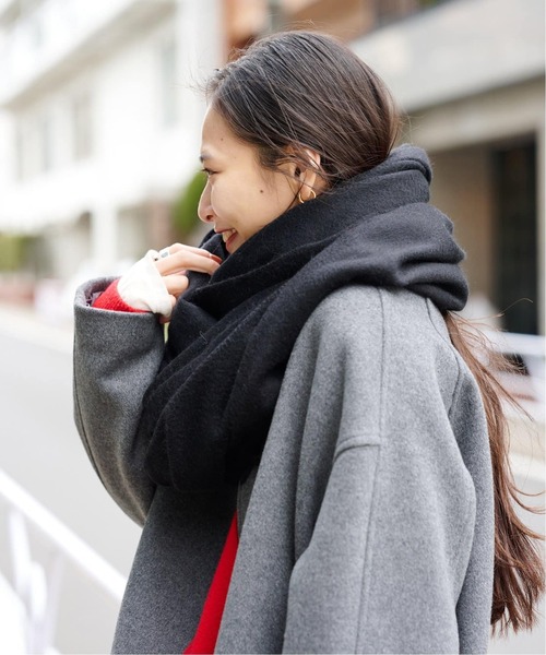 JOURNAL STANDARD(ジャーナルスタンダード)の「《追加》Cashmere ストール(ストール/ショール・レディース・ブラック/サックスブルー/グリーン/ウッド/レッド系その他/チャコールグレー/ブルー/ベージュ・FREE)」の10枚目の写真