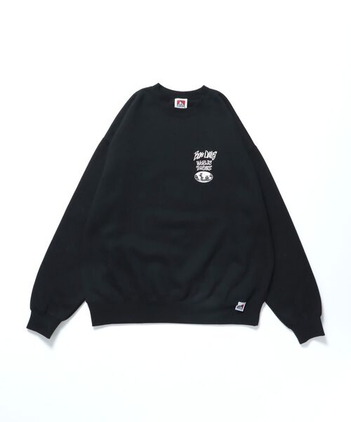 BEN DAVIS(ベンデイビス)の「【BEN DAVIS(ベンデイビス)】WORLD'S CREW / オーバーサイズ スウェット クルーネック(スウェット・メンズ・アッシュグレー/ブラック/ライトブルー/ピンク・MEDIUM/LARGE/X-LARGE)」の5枚目の写真