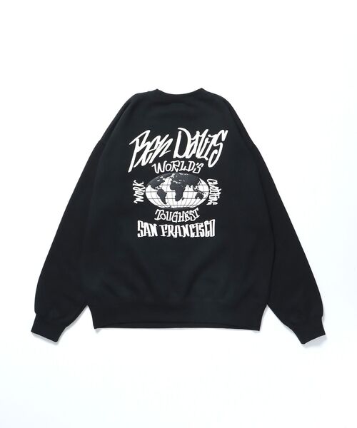 BEN DAVIS(ベンデイビス)の「【BEN DAVIS(ベンデイビス)】WORLD'S CREW / オーバーサイズ スウェット クルーネック(スウェット・メンズ・アッシュグレー/ブラック/ライトブルー/ピンク・MEDIUM/LARGE/X-LARGE)」の7枚目の写真