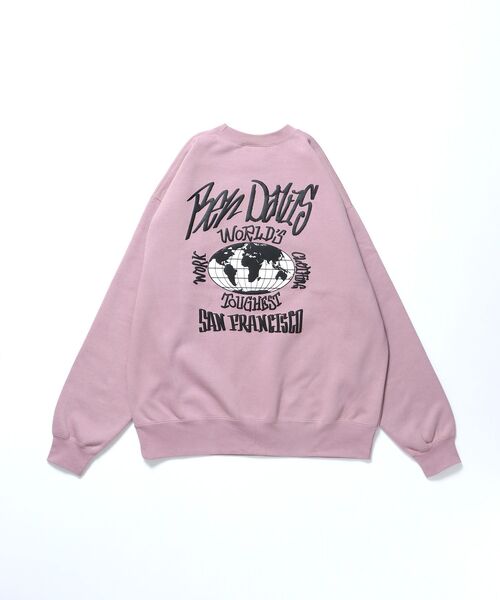 BEN DAVIS(ベンデイビス)の「【BEN DAVIS(ベンデイビス)】WORLD'S CREW / オーバーサイズ スウェット クルーネック(スウェット・メンズ・アッシュグレー/ブラック/ライトブルー/ピンク・MEDIUM/LARGE/X-LARGE)」の15枚目の写真