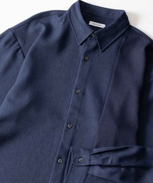 URBAN COLLECTION ウール調切替シャツ