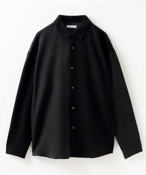 URBAN COLLECTION(アーバンコレクション)の「URBAN COLLECTION ウール調切替シャツ(シャツ/ブラウス・メンズ・ダークグレー/ネイビー/ブラック/グレー・M/L/XL)」の10枚目の写真