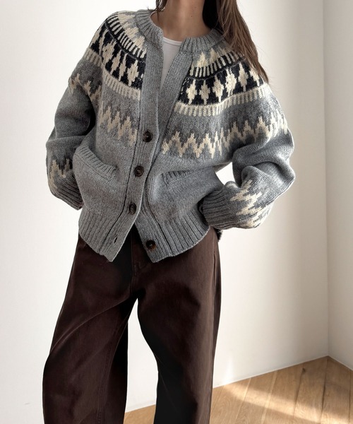El mar ノルディックニットカーディガン（カーディガン/ボレロ