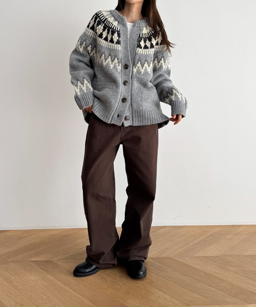El mar ノルディックニットカーディガン（カーディガン/ボレロ