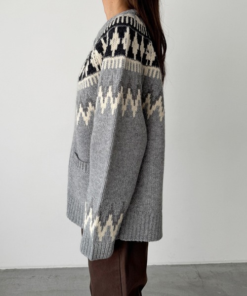 El mar ノルディックニットカーディガン（カーディガン/ボレロ