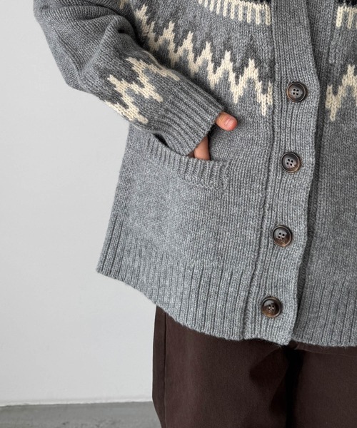 El mar ノルディックニットカーディガン（カーディガン/ボレロ