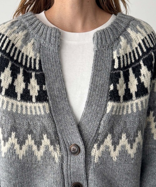 セール】El mar ノルディックニットカーディガン（カーディガン/ボレロ