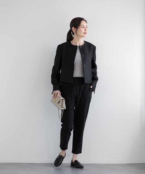 短丈　ウールジャケット　切り返し　archive ショート丈ジャケット 圧縮ウール | JK | 【公式】D*g*y ONLINE STORE