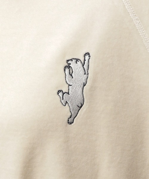 niko and...（ニコアンド）の「刺繍ベロアラインプルオーバー（Tシャツ/カットソー・レディース・ブルー/アイボリー/チャコール・LARGE/MEDIUM）」の22枚目の写真