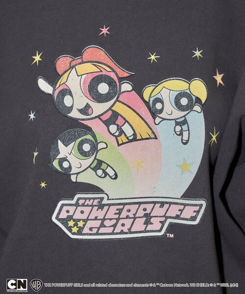 PUBLUX（パブリュクス）の「PUBLUX/パブリュクス 【THE POWERPUFF GIRLS】パワーパフ ガールズ プリント スウェット　限定展開（スウェット・レディース・グレー/チャコールグレー・ﾌﾘ-）」の10枚目の写真