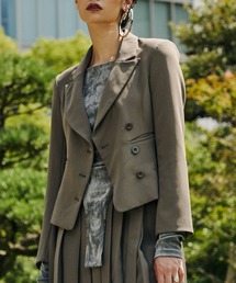 forget-me-nots（フォーゲットミーノッツ）の「コンパクトシルエットジャケット FMN-24AW-J-001（テーラードジャケット）」