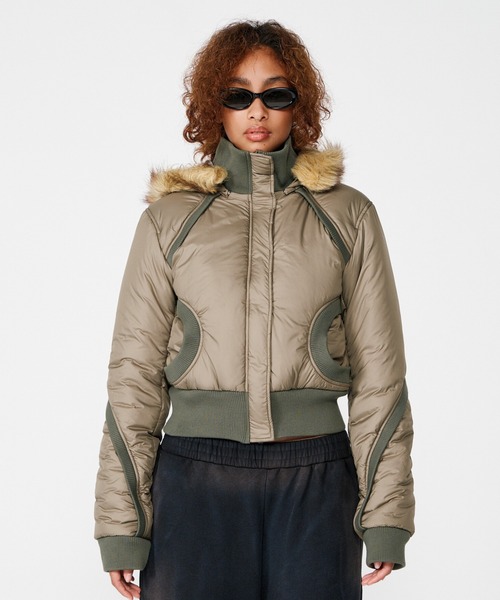 ジャケット・アウター BEEDEN SWITCHING RIB 2WAY PUFFER JACKET SWITCHING RIB 2WAY PUFFER JACKET – BEEDEN