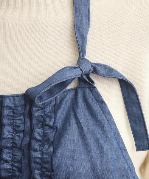 LAURA ASHLEY（ローラアシュレイ）の「デニム エプロン（エプロン・レディース・ネイビー・00）」の10枚目の写真