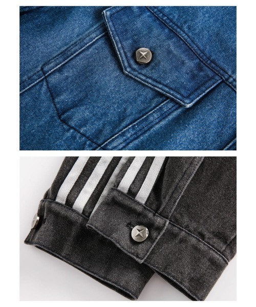 mushwear(マッシュウェア)の「Irregular Stitching Loose Denim Jacket(デニムジャケット・メンズ・ブルー・MEDIUM/LARGE/X-LARGE/XX-LARGE)」の6枚目の写真