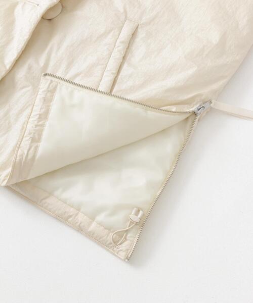 SENSE OF PLACE by URBAN RESEARCH(センスオブプレイスバイアーバンリサーチ)の「サイドジップパフベスト(ダウンベスト・レディース・アイボリー/ブラック・ONE)」の18枚目の写真