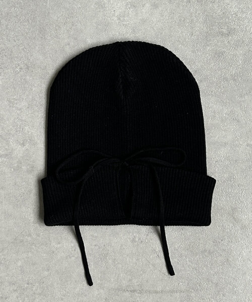 セール】バックリボンニット帽（ニットキャップ/ビーニー）｜Thevon