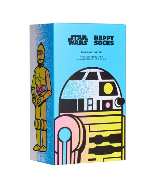 STAR WARS(スターウォーズ)の「【Happy Socks × Star Wars BOX】 Limited sock 3SET(ソックス/靴下・メンズ・その他・SMALL/MEDIUM)」の2枚目の写真