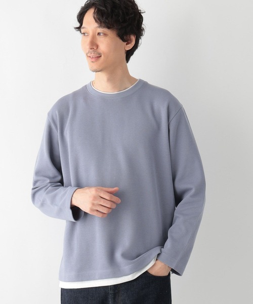 裏起毛カットソー 裏起毛カットソー ｜ ベーシック 長袖 トップス Tシャツ カットソー