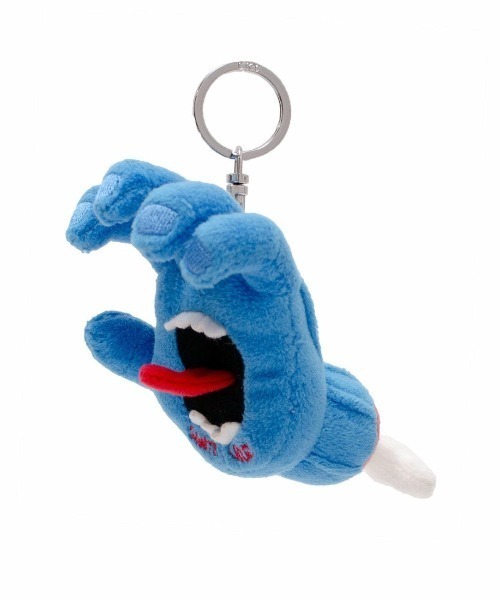 nici（ニキ）の「NICI/ニキ ×SANTACRUZ/サンタクルーズ 限定コラボ ぬいぐるみ キーホルダー スクリーミングハンド10CM 16881/20093/20123（キーホルダー・メンズ・ブルー/パープル・FREE）」の2枚目の写真