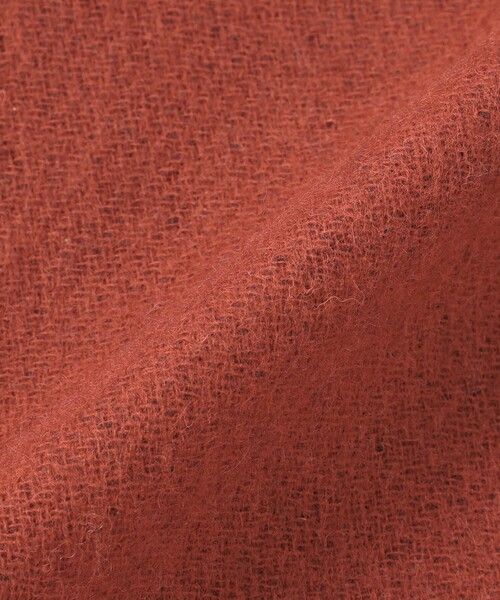 MACKINTOSH PHILOSOPHY（ﾏｯｷﾝﾄｯｼｭ ﾌｨﾛｿﾌｨｰ）の「バッキンガムベア リバーシブルマフラー（ストール/ショール・メンズ・オレンジ系その他5/ダークネイビー/ライトベージュ・FREE）」の5枚目の写真