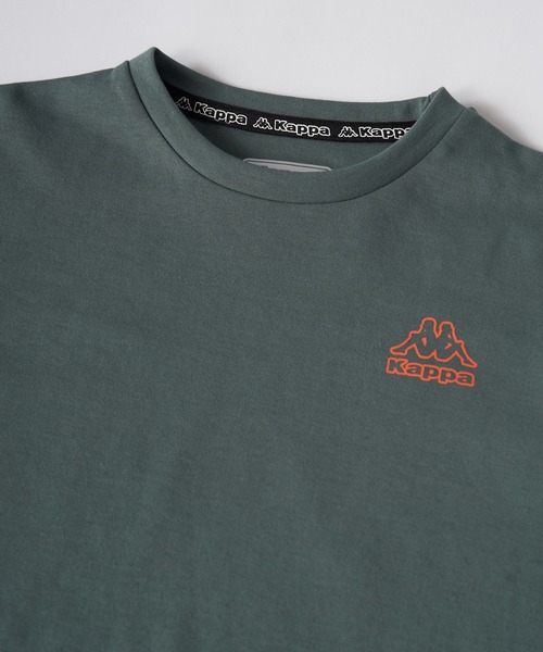 Kappa(カッパ)の「バックプリント長袖Tシャツ(Tシャツ/カットソー・キッズ・サックスブルー/オレンジ/ブラック/ホワイト/カーキ・130/140/150/160/170)」の11枚目の写真