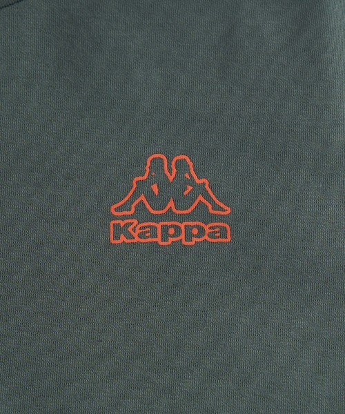 Kappa(カッパ)の「バックプリント長袖Tシャツ(Tシャツ/カットソー・キッズ・サックスブルー/オレンジ/ブラック/ホワイト/カーキ・130/140/150/160/170)」の12枚目の写真