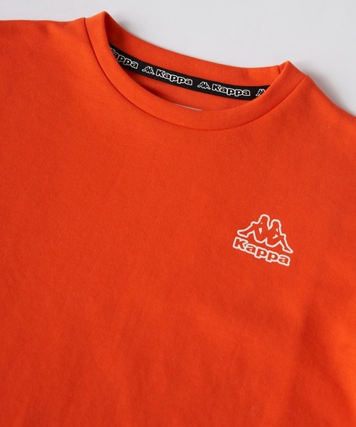 Kappa(カッパ)の「バックプリント長袖Tシャツ(Tシャツ/カットソー・キッズ・サックスブルー/オレンジ/ブラック/ホワイト/カーキ・130/140/150/160/170)」の17枚目の写真
