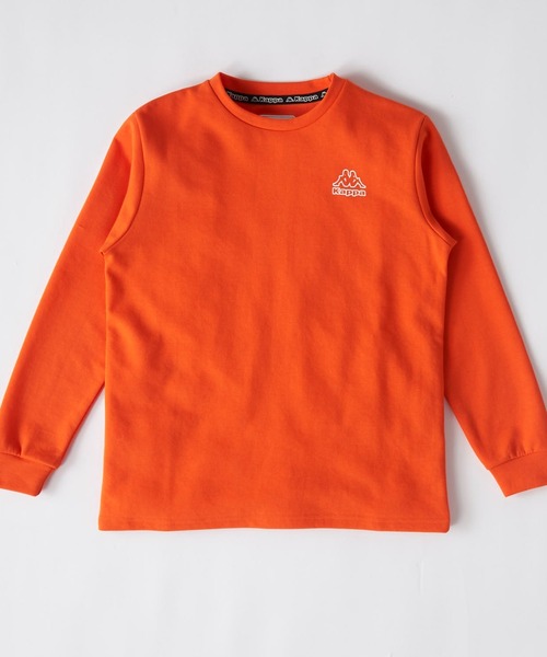 Kappa(カッパ)の「バックプリント長袖Tシャツ(Tシャツ/カットソー・キッズ・サックスブルー/オレンジ/ブラック/ホワイト/カーキ・130/140/150/160/170)」の20枚目の写真