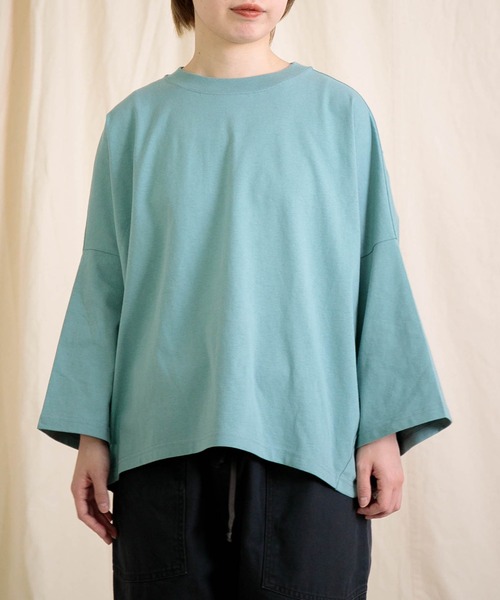 tシャツ 「Brocante / ブロカント」 度詰ワッフル ココンロンTシャツ レディース Brocante / ブロカント] ヴィンテージ天竺 ココンロンTシャツ