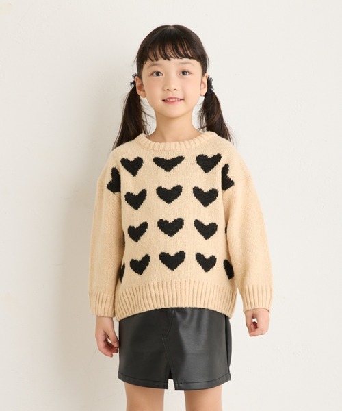 CIAOPANIC TYPY(チャオパニックティピー)の「【KIDS】ハンドライク編みアソート柄ニット(ニット/セーター・キッズ・グレー/ベージュ/ブラック・XX-LARGE/SMALL/X-LARGE/LARGE/MEDIUM)」の17枚目の写真