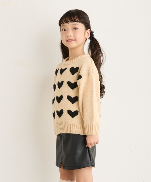 CIAOPANIC TYPY(チャオパニックティピー)の「【KIDS】ハンドライク編みアソート柄ニット(ニット/セーター・キッズ・グレー/ベージュ/ブラック・XX-LARGE/SMALL/X-LARGE/LARGE/MEDIUM)」の18枚目の写真