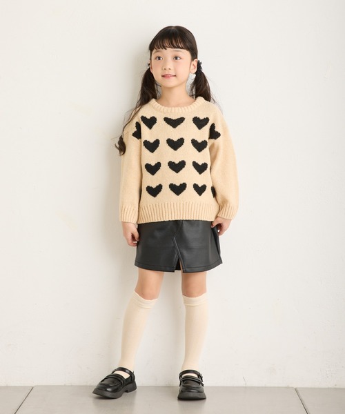 CIAOPANIC TYPY(チャオパニックティピー)の「【KIDS】ハンドライク編みアソート柄ニット(ニット/セーター・キッズ・グレー/ベージュ/ブラック・XX-LARGE/SMALL/X-LARGE/LARGE/MEDIUM)」の22枚目の写真