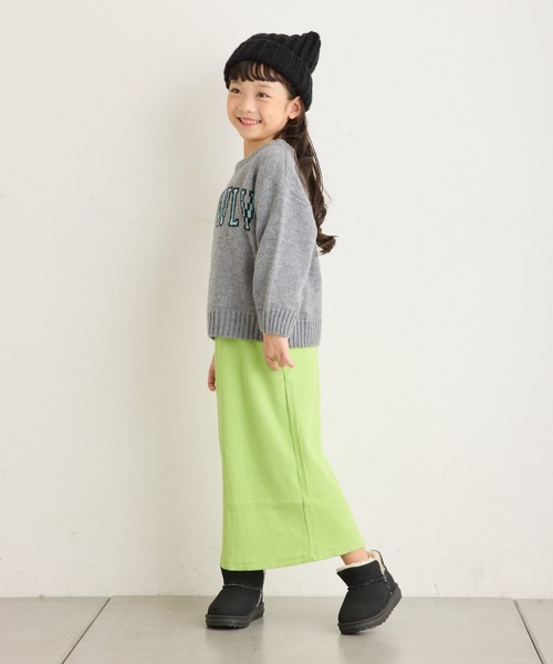 CIAOPANIC TYPY(チャオパニックティピー)の「【KIDS】ハンドライク編みアソート柄ニット(ニット/セーター・キッズ・グレー/ベージュ/ブラック・XX-LARGE/SMALL/X-LARGE/LARGE/MEDIUM)」の7枚目の写真