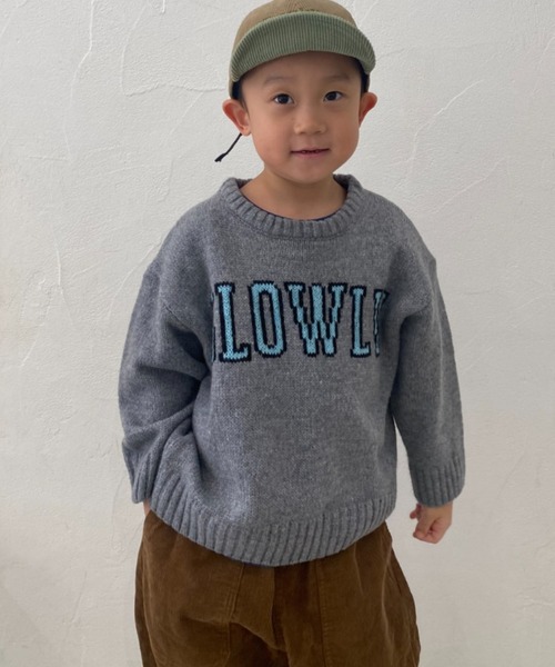 CIAOPANIC TYPY(チャオパニックティピー)の「【KIDS】ハンドライク編みアソート柄ニット(ニット/セーター・キッズ・グレー/ベージュ/ブラック・XX-LARGE/SMALL/X-LARGE/LARGE/MEDIUM)」の8枚目の写真