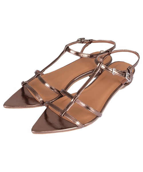 titivate(ティティベイト)の「ポインテッドトゥストラップサンダル(サンダル・レディース・シルバー系その他/ブラック/ブラウン系その他・S/LL/L/M)」の19枚目の写真