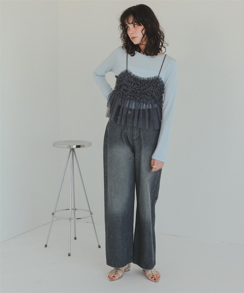 titivate(ティティベイト)の「ポインテッドトゥストラップサンダル(サンダル・レディース・シルバー系その他/ブラック/ブラウン系その他・S/LL/L/M)」の14枚目の写真