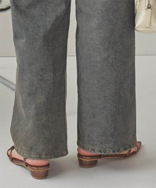 titivate(ティティベイト)の「ポインテッドトゥストラップサンダル(サンダル・レディース・シルバー系その他/ブラック/ブラウン系その他・S/LL/L/M)」の10枚目の写真