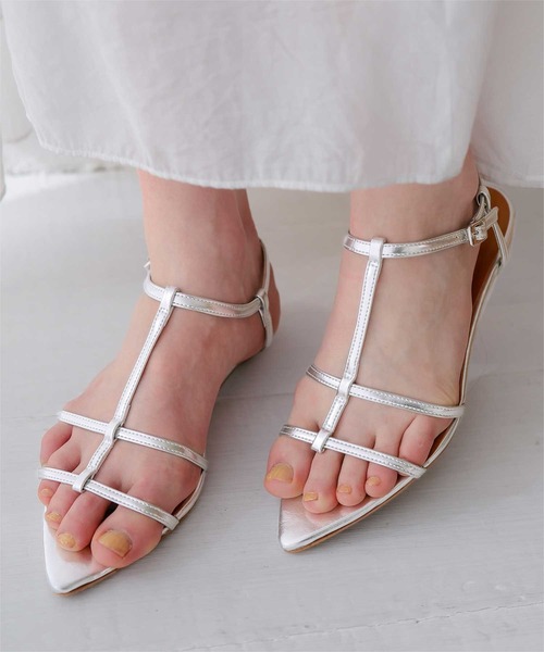 titivate（ティティベイト）の「ポインテッドトゥストラップサンダル（サンダル・レディース・シルバー系その他/ブラック/ブラウン系その他/ブラウン・S/LL/L/M）」の22枚目の写真