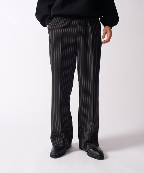 Lui's（ルイス）の「comfortable ベーシックストレートパンツ（その他パンツ・メンズ・ブラック/ブラック系その他・M/S）」の4枚目の写真